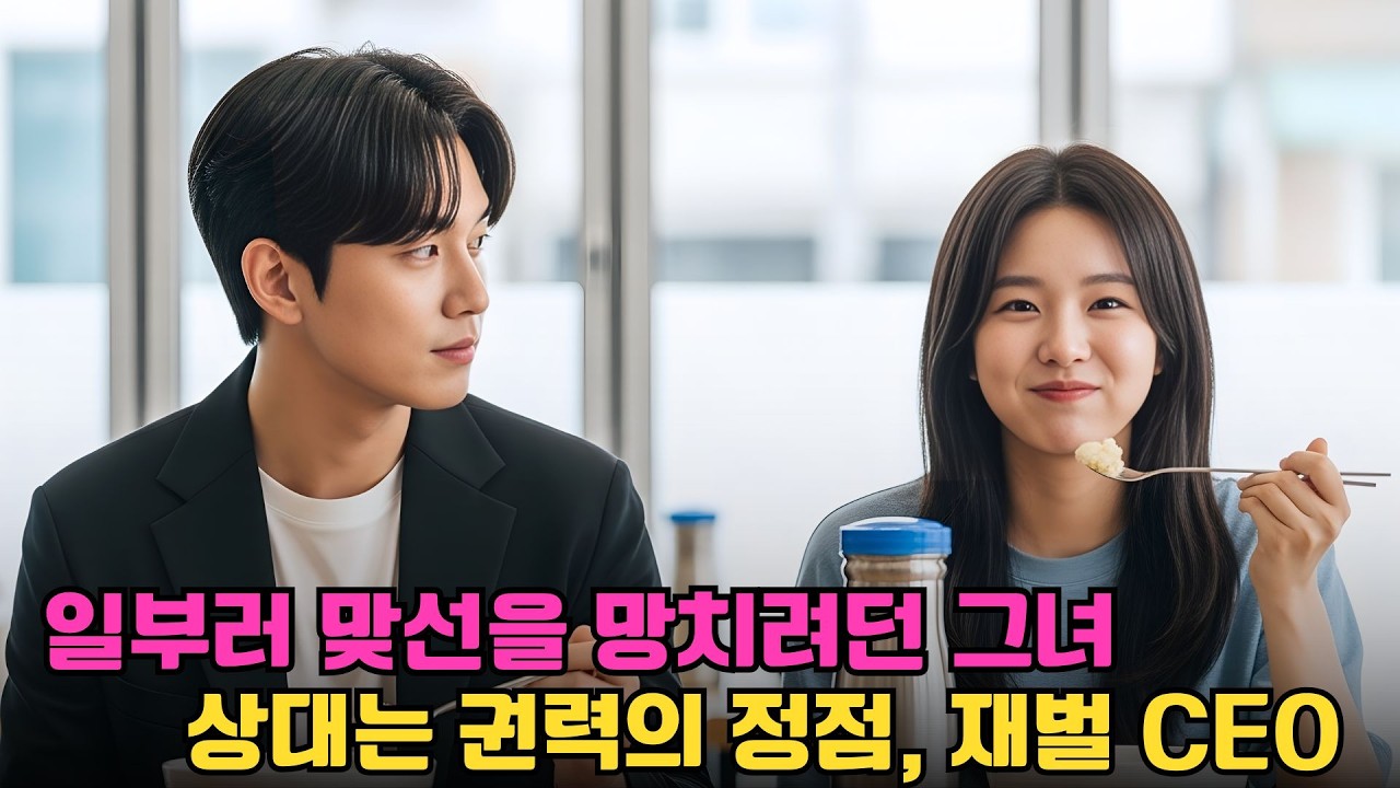 일부러 맞선을 망치려 했던 그녀… 맞은편 남자가 권력 재벌 총재라는 걸 몰랐다! 초대형 반전