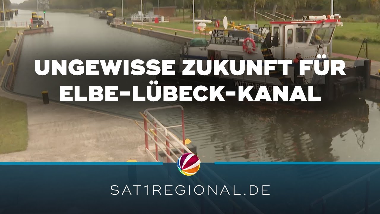 Zu eng, zu alt – was wird aus dem Elbe-Lübeck-Kanal?
