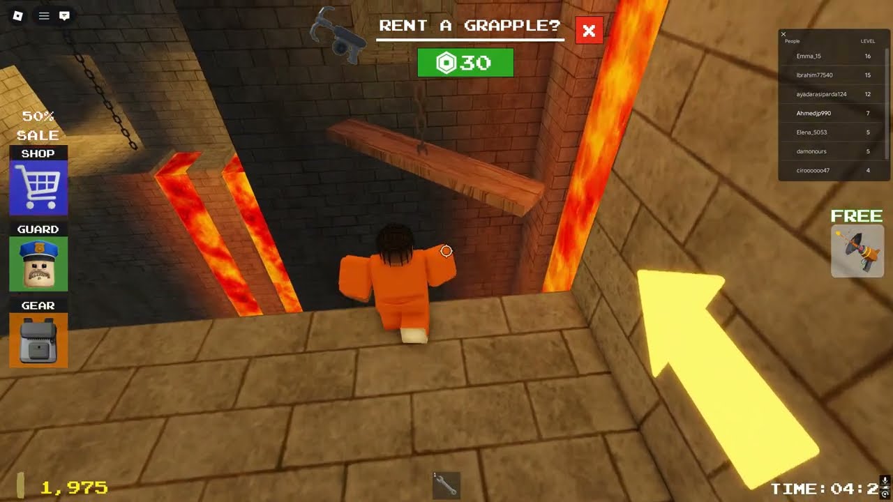ESCAPING BARRY'S PRISON RUN HARD MODE! 😱 Roblox Obby