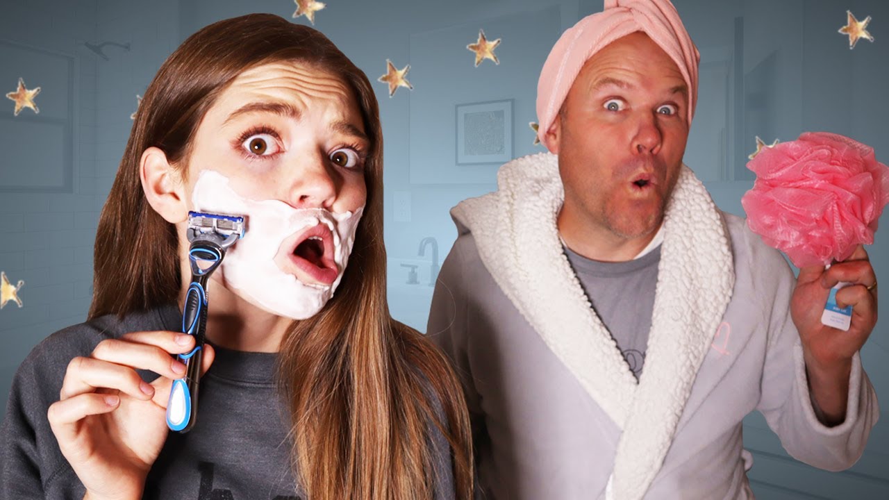 SWAPPING NIGHT ROUTINES With My DAD