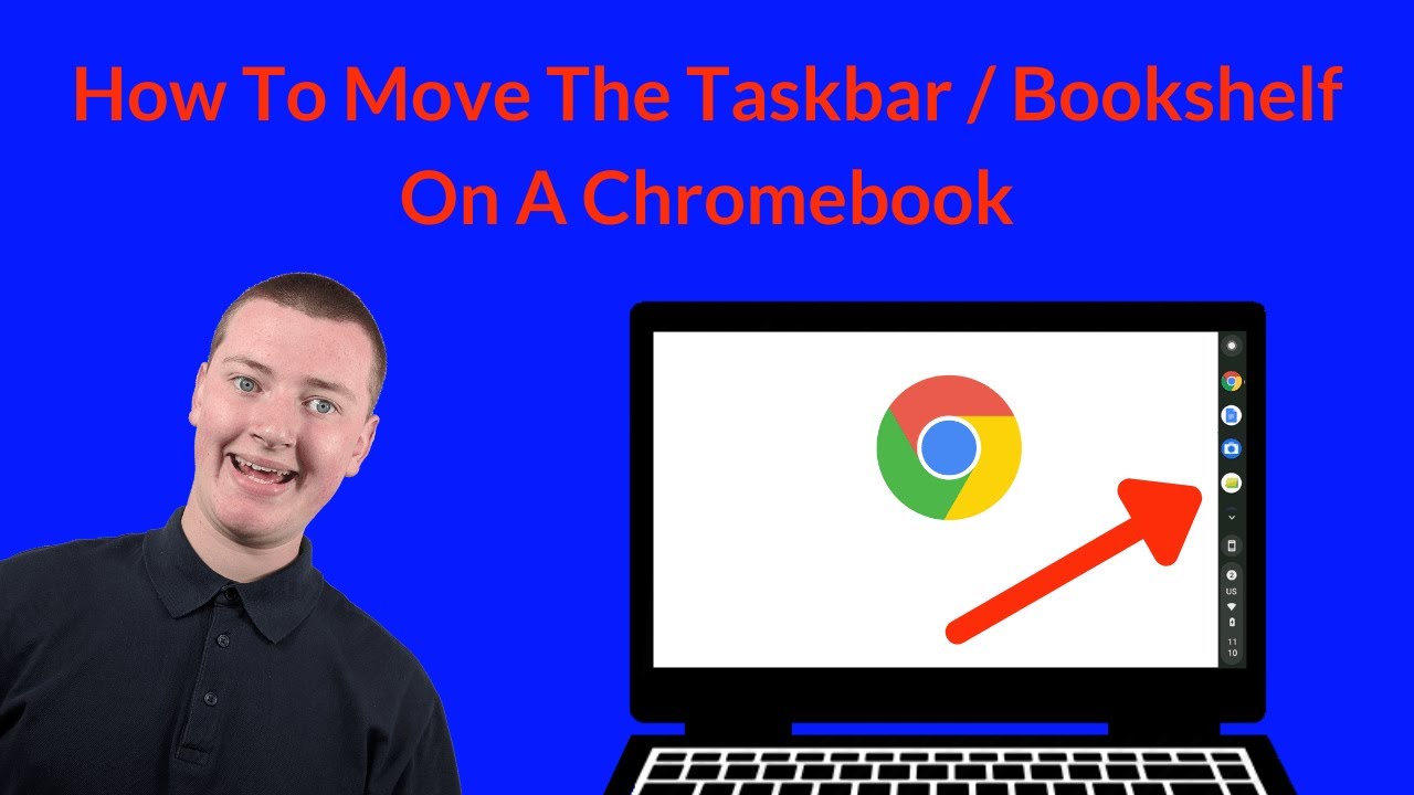 Как переместить панель задач на Chromebook