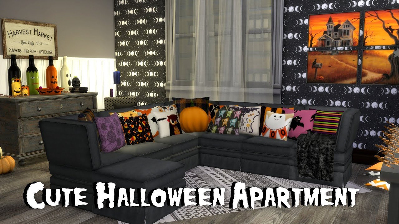 The Sims 4: Speed Build // HALLOWEEN APARTMENT