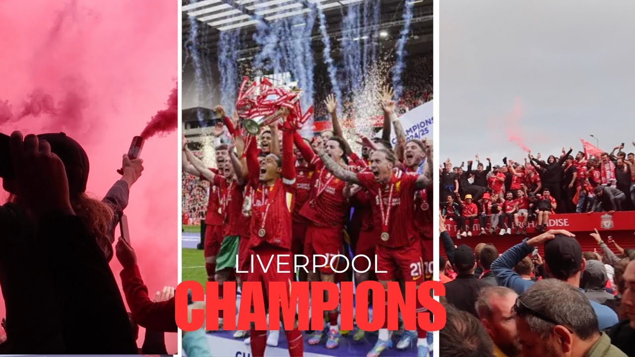 Liverpool Full-Time CELEBRATIONS Premier League Champions Match day vlog