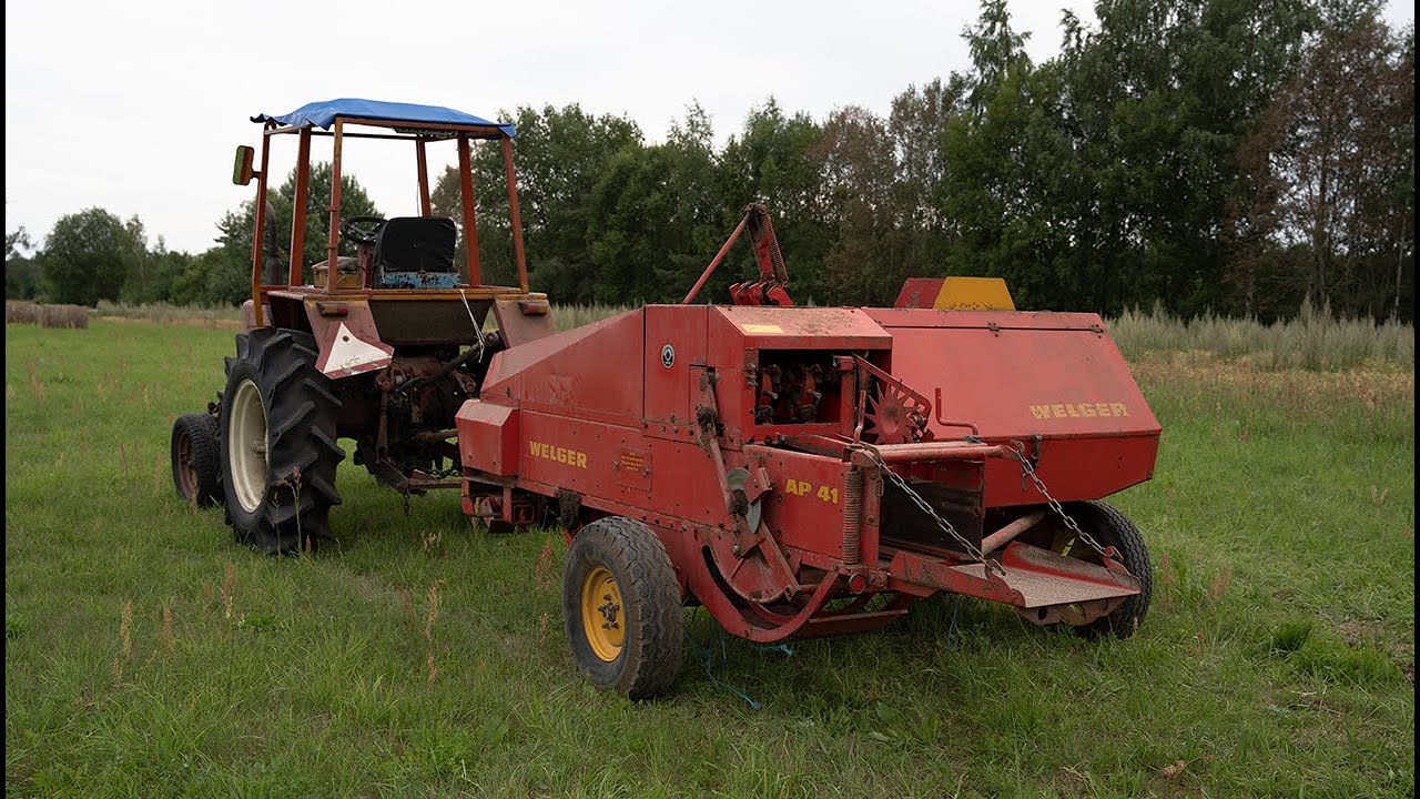 Welger AP 41 Hay Press First Run In 15 Years