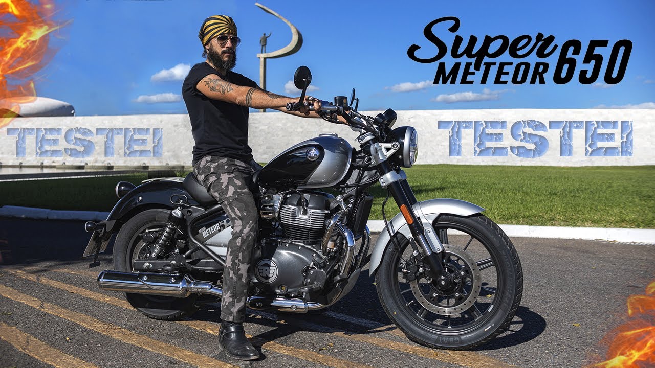 🚨 SUPER METEOR 650 ROYAL ENFIELD Vale a Pena? PREÇO, CONSUMO, DEFEITOS, TOP SPEED, RONCO, TESTE RIDE