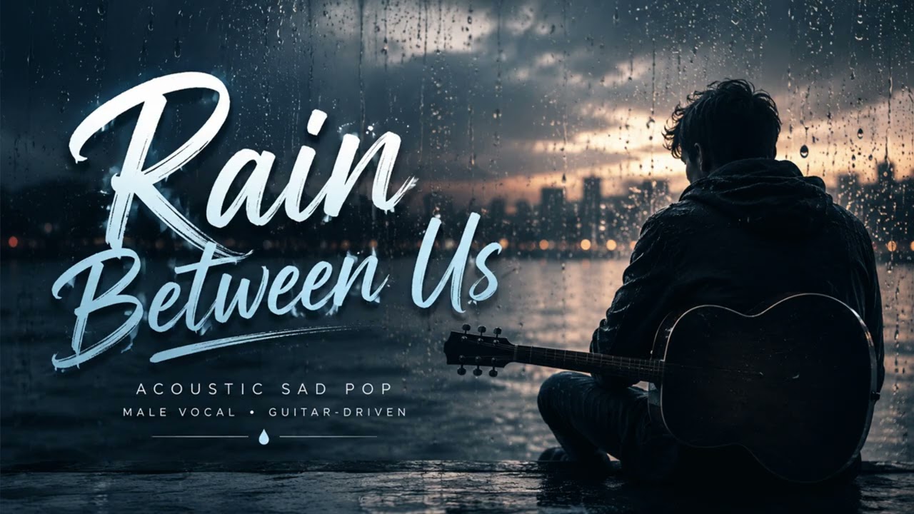 Rain Between Us | Acoustic Sad Pop Ballad | Emotional Male Vocal