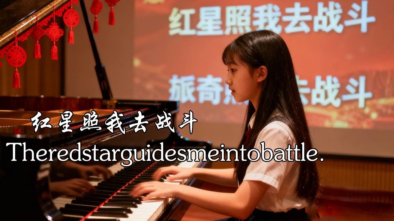 钢琴演奏《红星照我去战斗》，旋律高亢嘹亮，振奋人心！ 