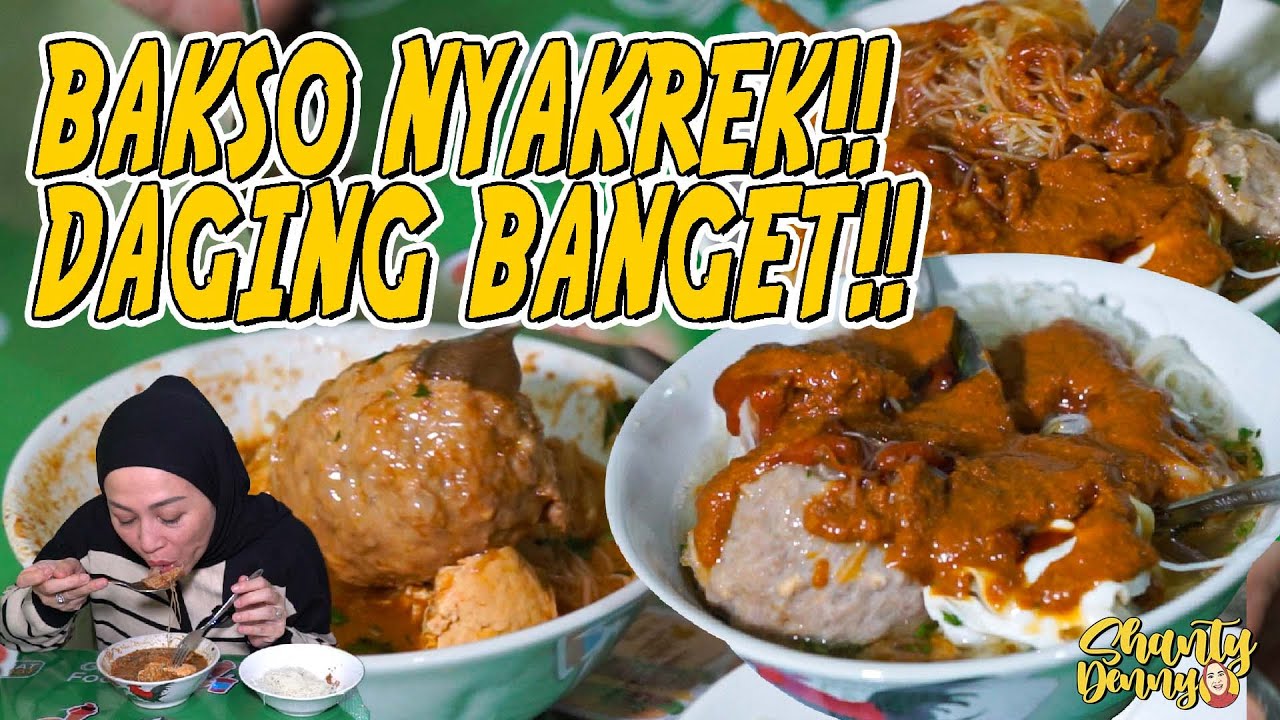 BAKSO NYAKREK!! DAGING BANGET!! BAKSO MAS JANGKUNG!!
