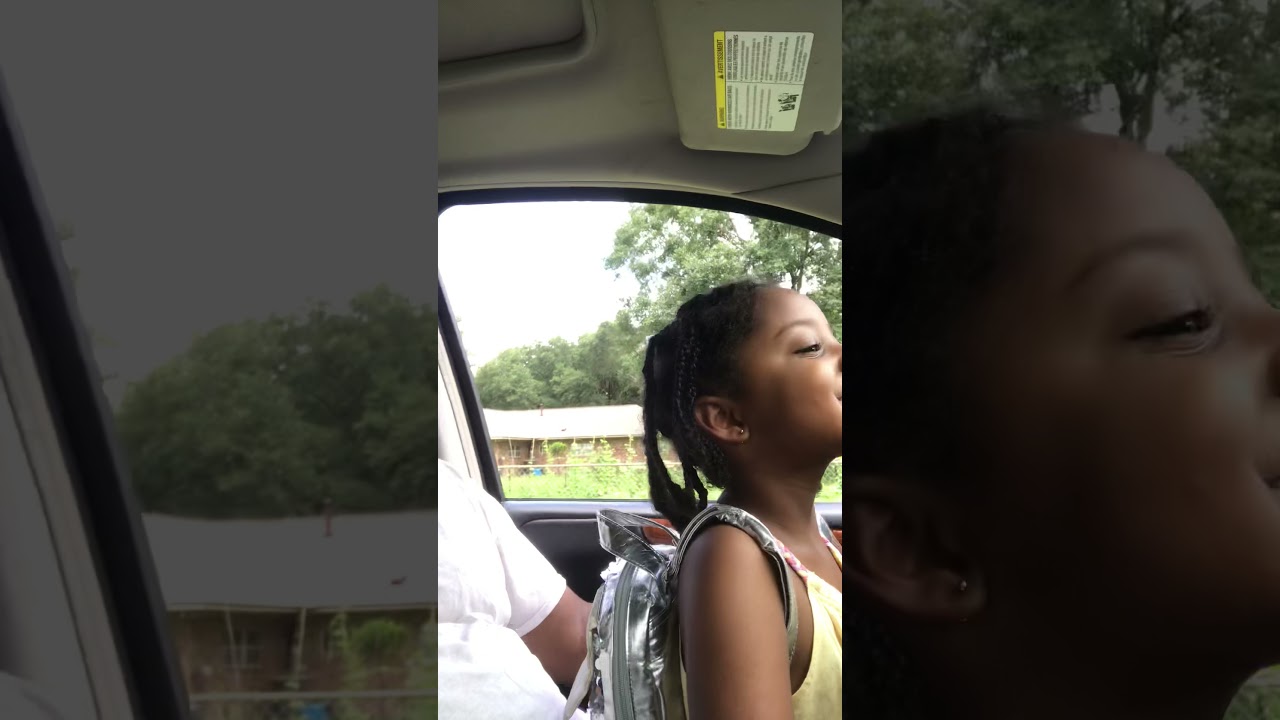 Dad teaching his daughter how to drive at 6 years old.#trending  #driving #viral #fyp #follow #love 