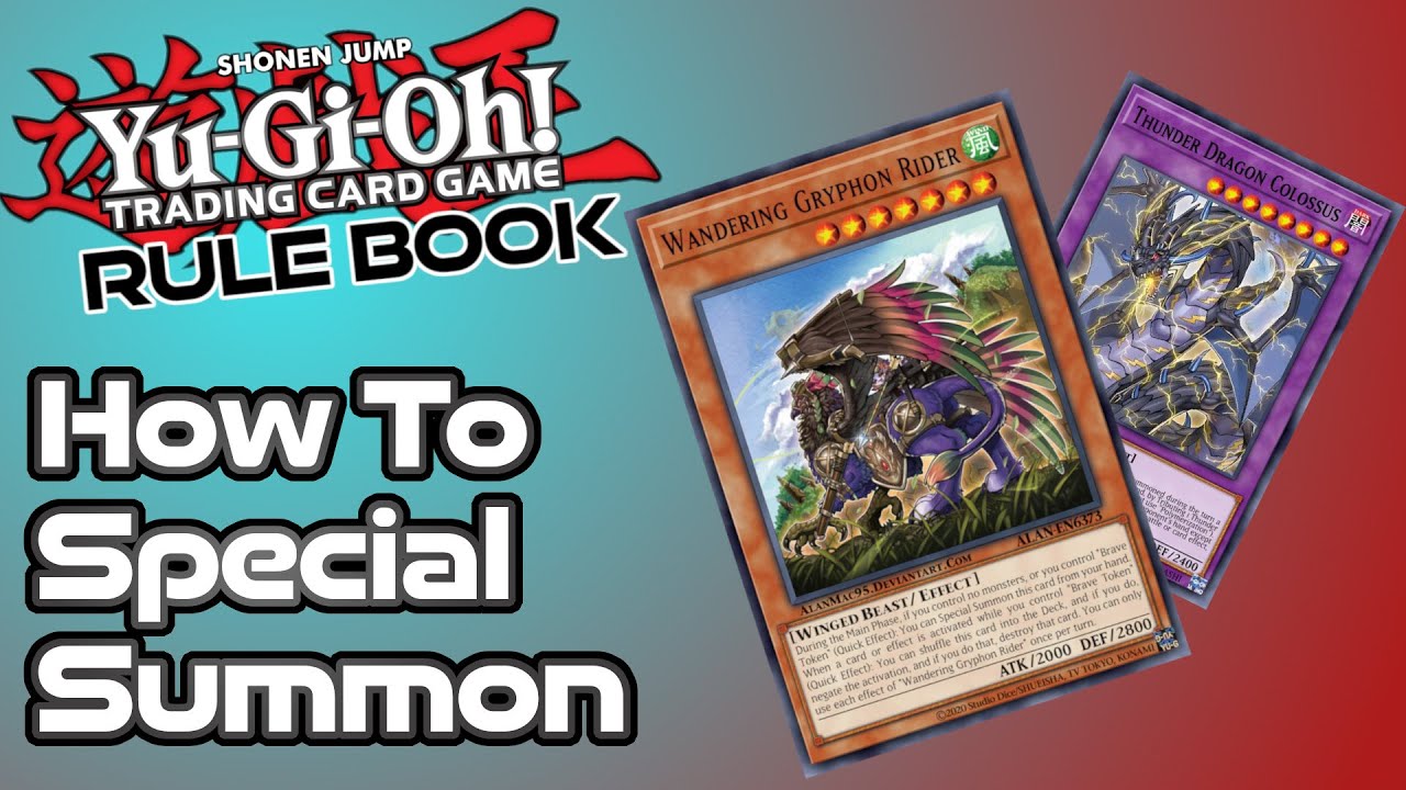 Yugioh Rule Book | How to Special Summon | Inherent and Non-Inherent Summons