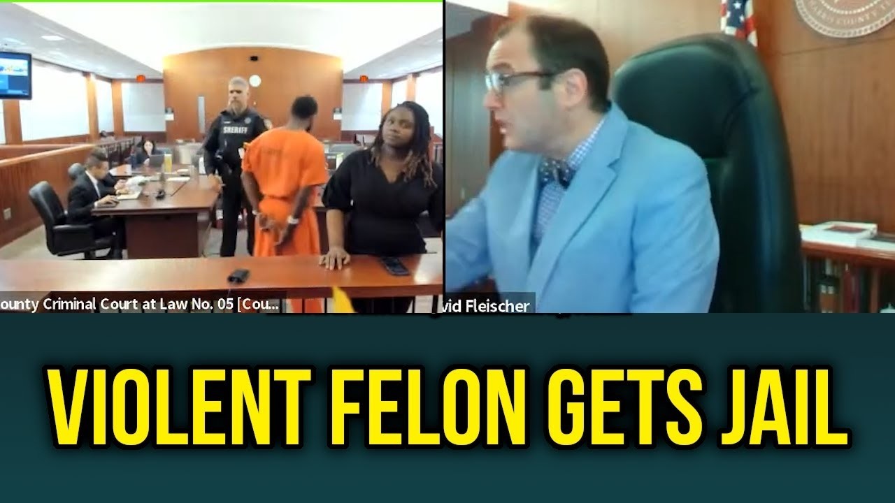 Defendant Loses Control in Court &mdash; Ends Up Back in Custody