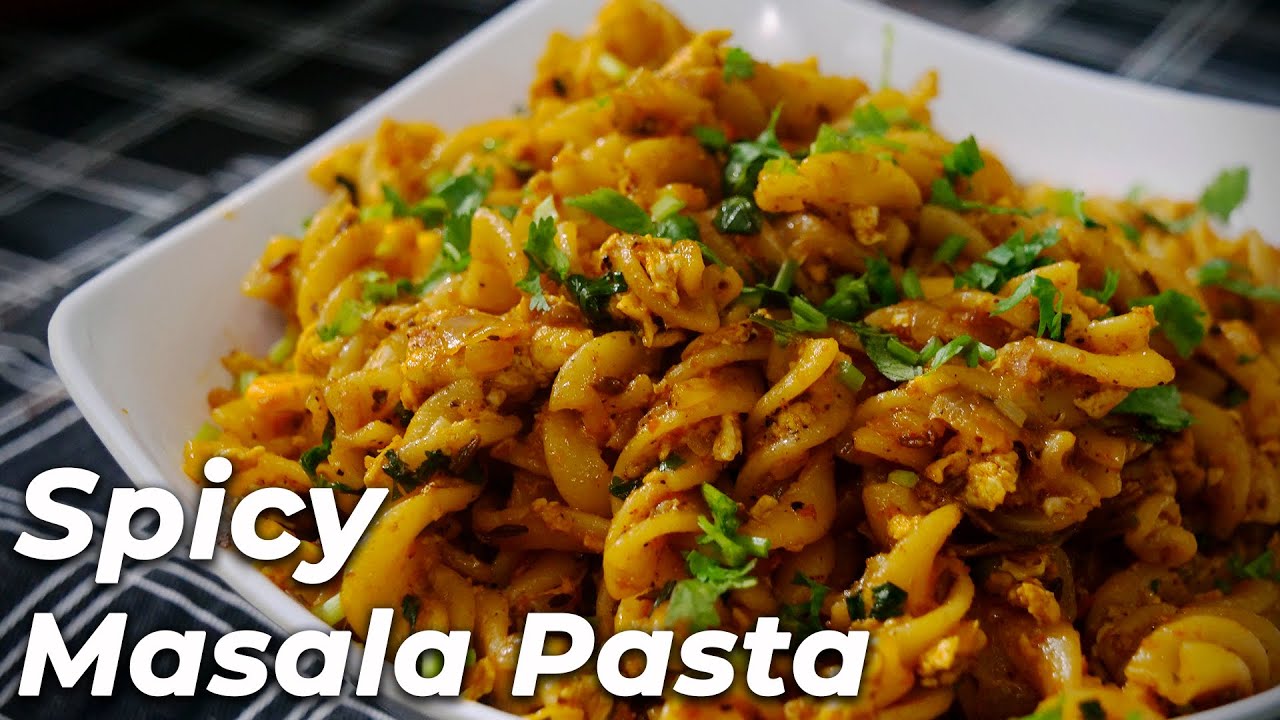 Spicy Masala Pasta Recipe | Indian Style Pasta