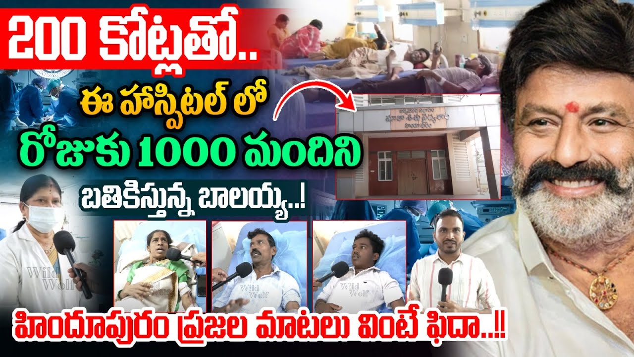 Hindupur Govt Hospital: రోజుకు 1000 మందిని బతికిస్తున్న బాలయ్య..! | MLA Balakrishna | Wild Wolf