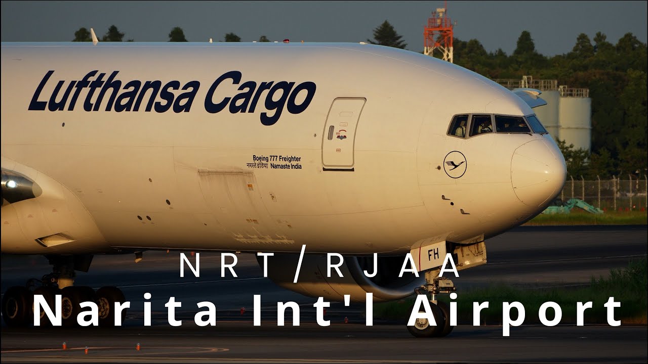 Boeing 777F 14 Aircraft Landing at Tokyo Narita | NRT/RJAA | Cargo Freighter