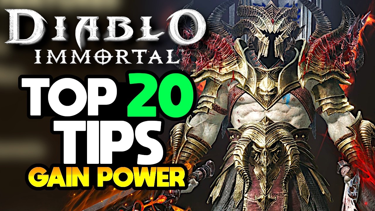 Top 20 Tips to Gain Power & Improve Builds in Diablo Immortal