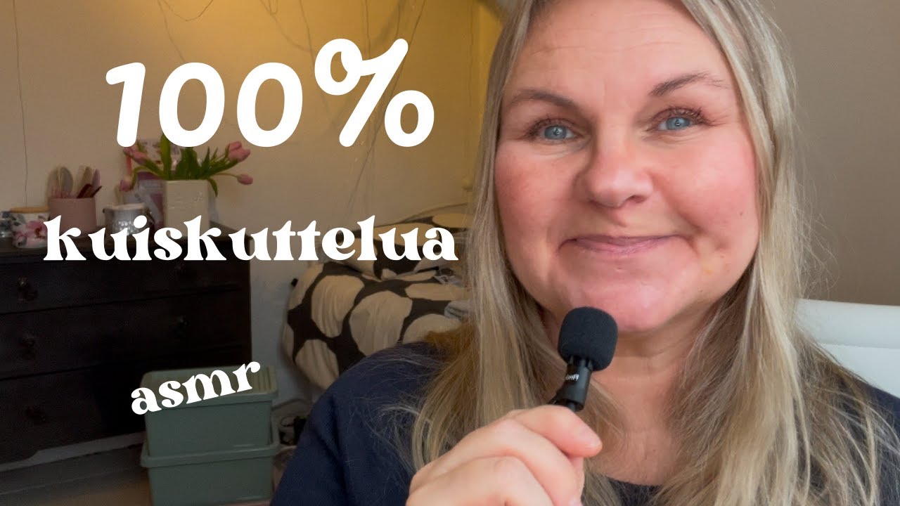 ASMR SUOMI - Rentoudu kuulumisten parissa - 100% kuiskuttelua