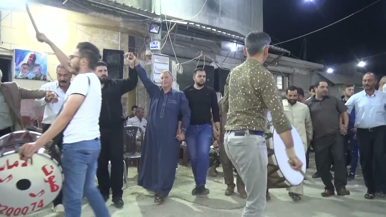 افراح مدينة مارع افراح ال النجار حفل زفاف العريس موسى عبد الله النجار جزء3