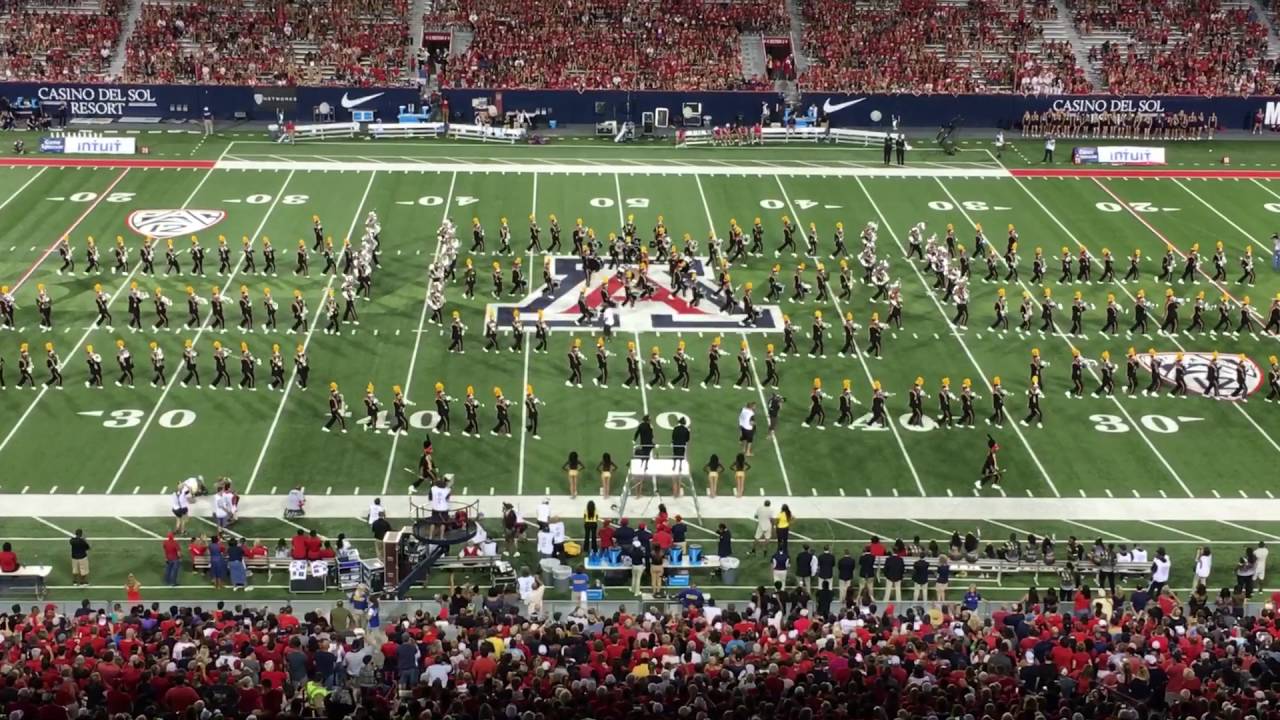 Grambling State World Famed Tiger Band halftime performance at Arizona