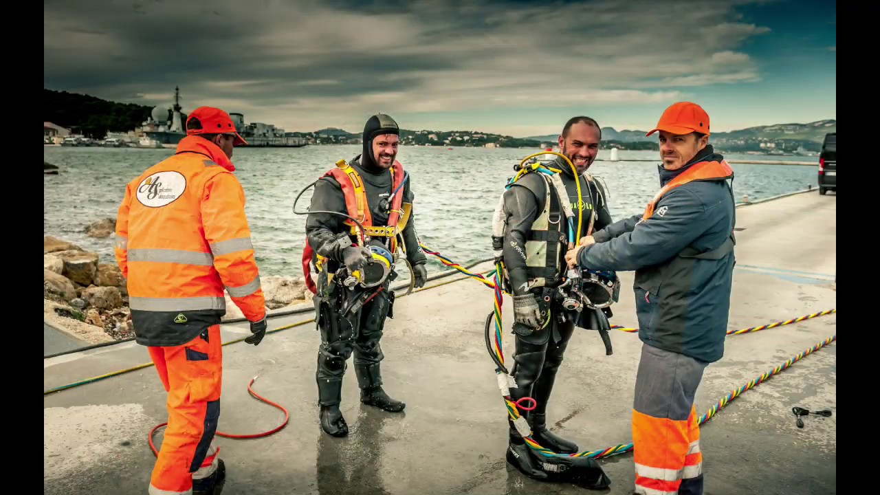 APPLISUB Travaux sous marins renflouement sinistre certification EN ISO 17065 hyperbare plongeurs ya