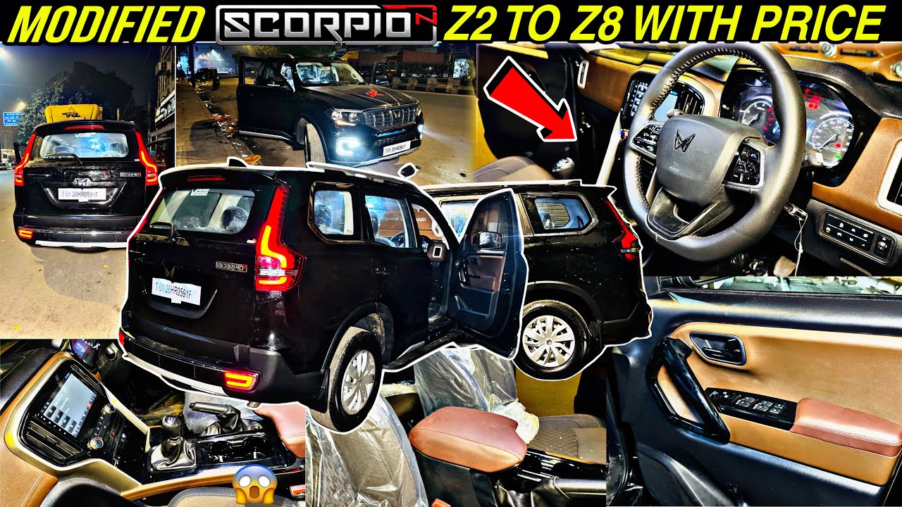 Scorpio N Modification 2026 🔥 Mahindra scorpio n Z2 modified To z8 😱 Modified Scorpio n Z2 ✅
