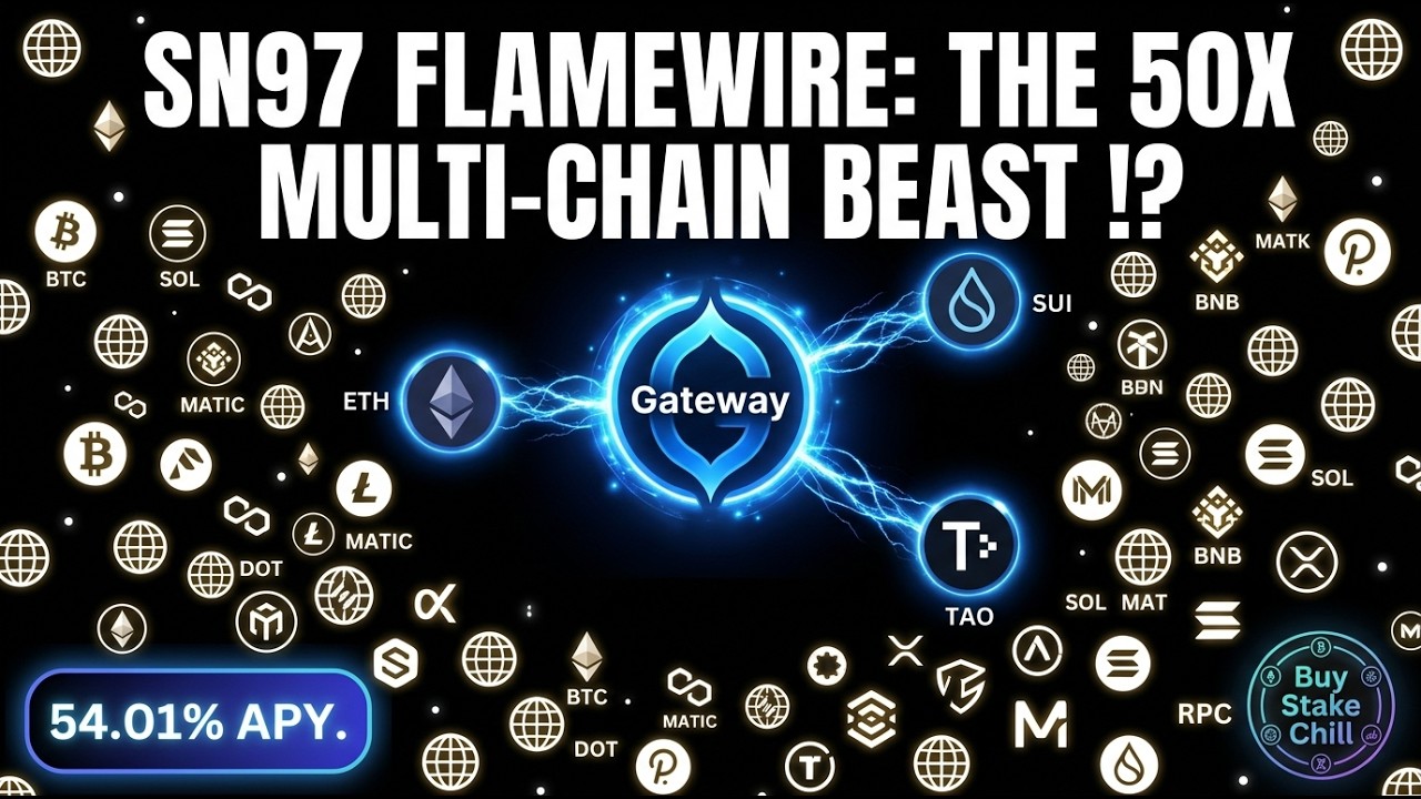 SN97 FlameWire: Bittensor's Multi-Chain Infrastructure Beast - 50x Potential!?   Deepdive 1080p capt
