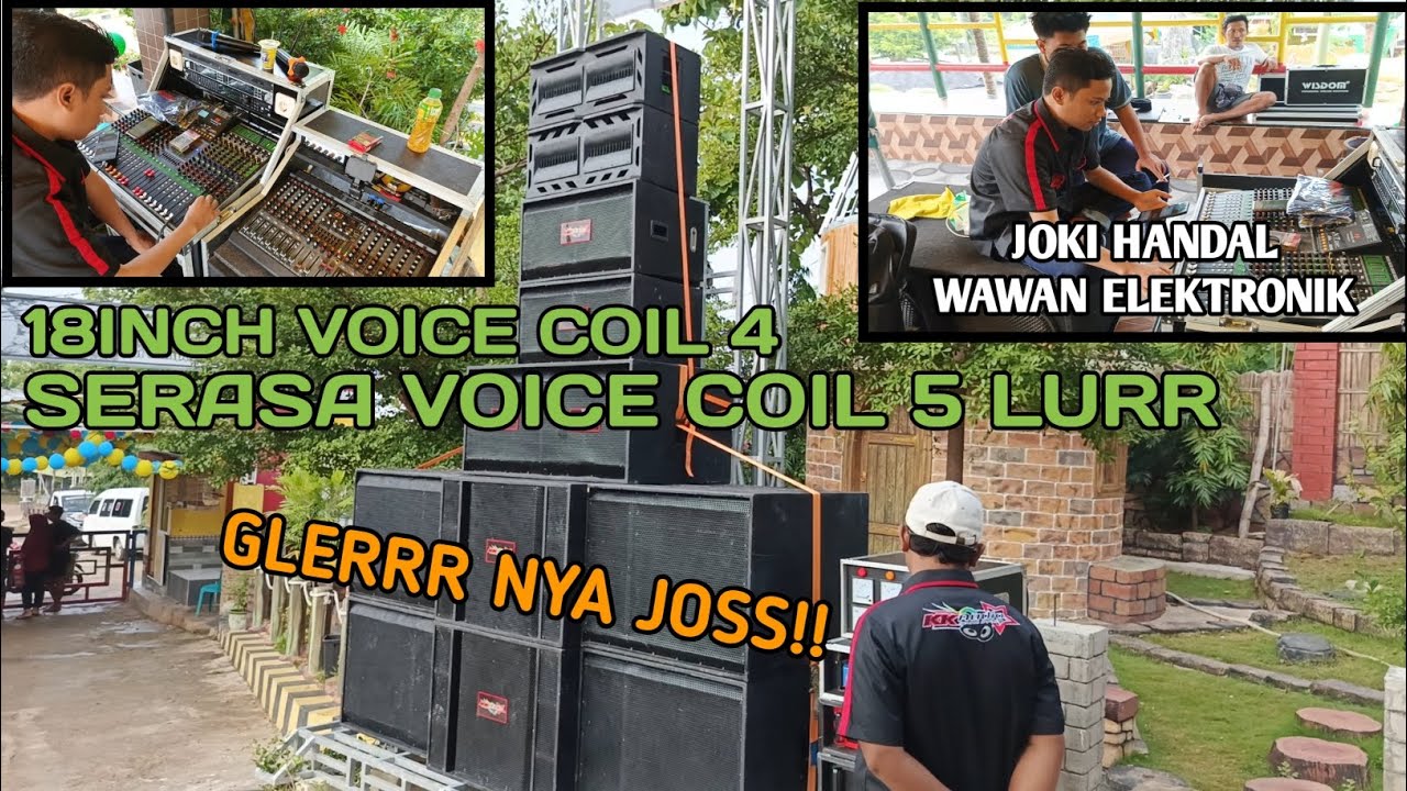 GILA PARAH!! PADAHAL CUMA VOICE COIL 4INCH BISA GLERR BANGET. #soundsystem #sound #soundhoreg #horeg