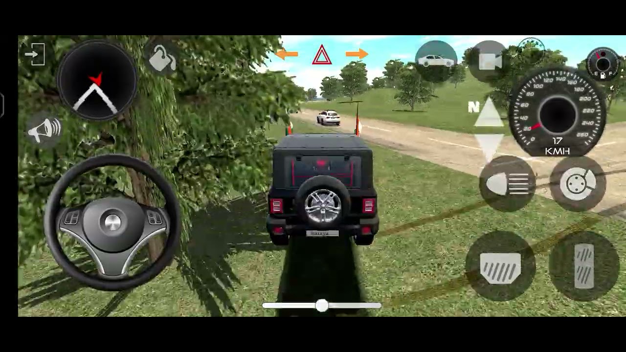 Indian car simulator 3d.modifeid thar offroad