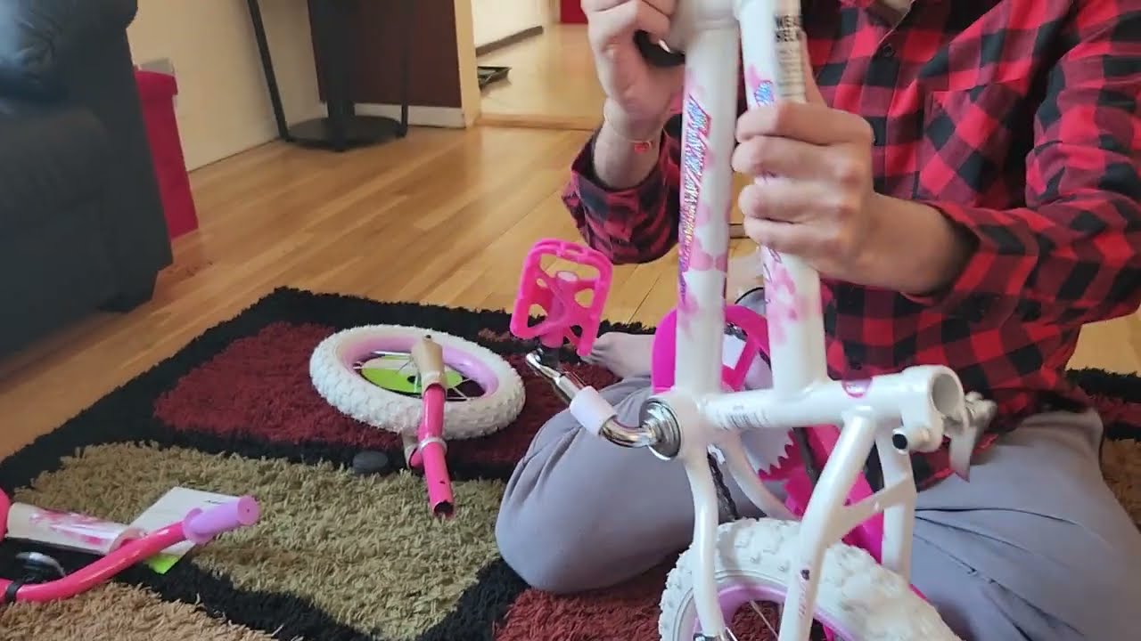 Huffy Sea Star Kids Bike complete assembly setup and Installation