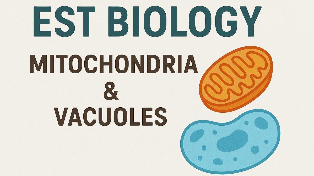 Lesson 5 | Mitochondria & Vacuoles | Biology for American diploma SAT,ACT,EST الدبلومة الأمريكية 