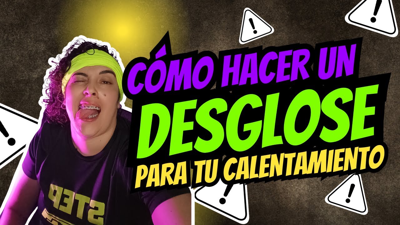 CÓMO HACER UN DESGLOSE PARA TU CALENTAMIENTO GENERAL #aerobic #instructorfitness