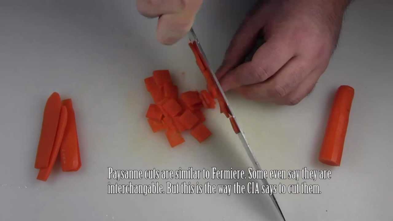 How to Cut Paysanne