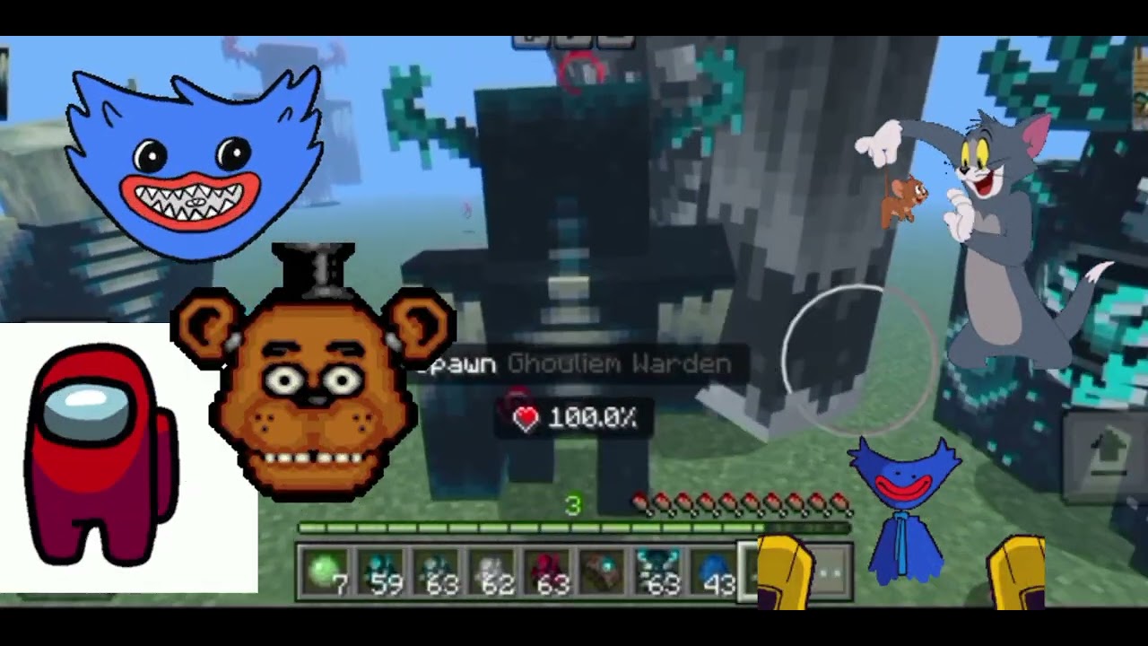 Warden and Cartoon Cat Monster jumpscare Siren Head and huggy wuggy and Freddy Freddy Fasbear theme