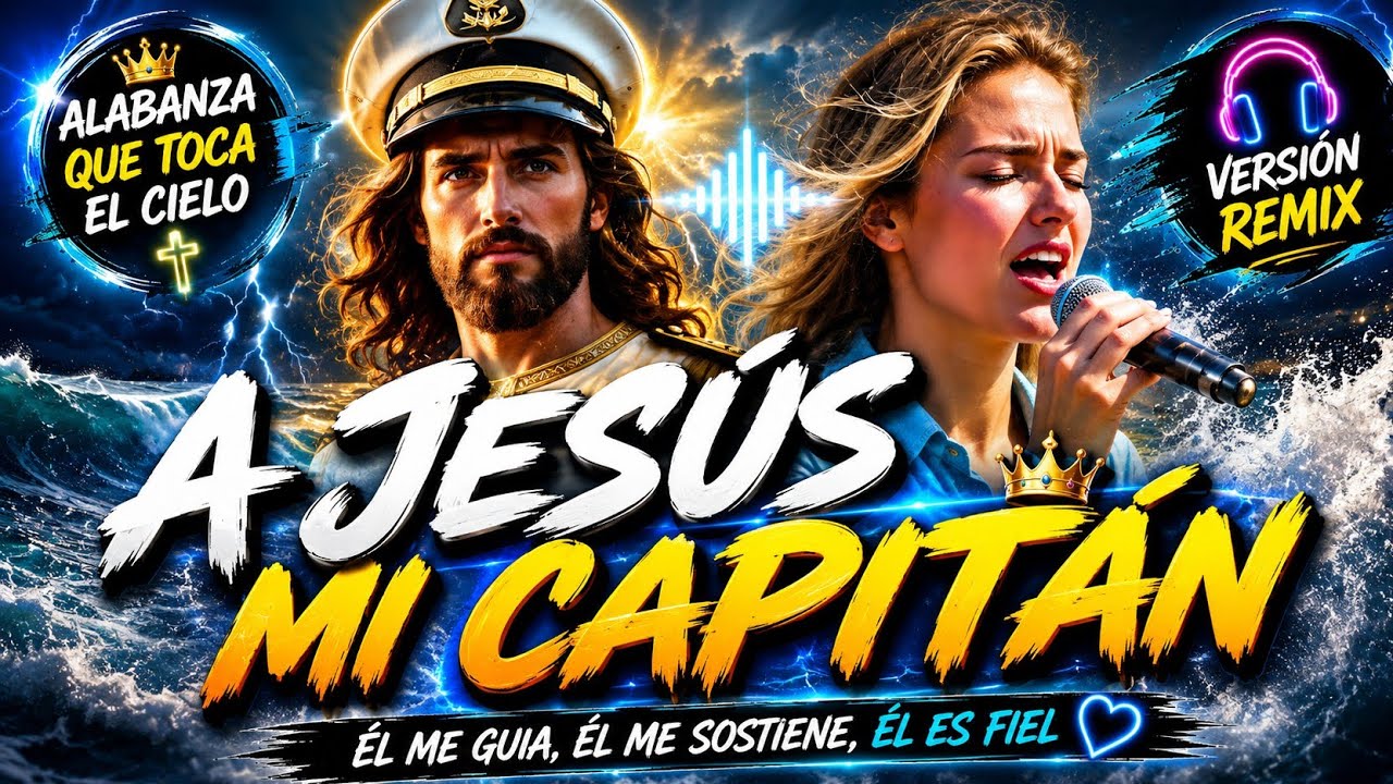 🔥 A Jesús Mi Capitán (Versión Remix) | ¡Alabanza que Levanta el Alma! 💥🚢🎶