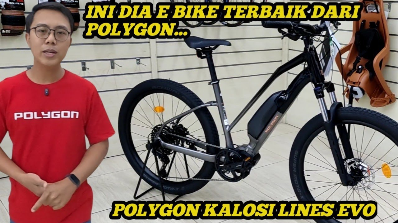 SEPEDA E-BIKE HARGA 20 JUTAAN 2026  || POLYGON LINES EVO SHIMANO BISA 180 KM ...NICE 