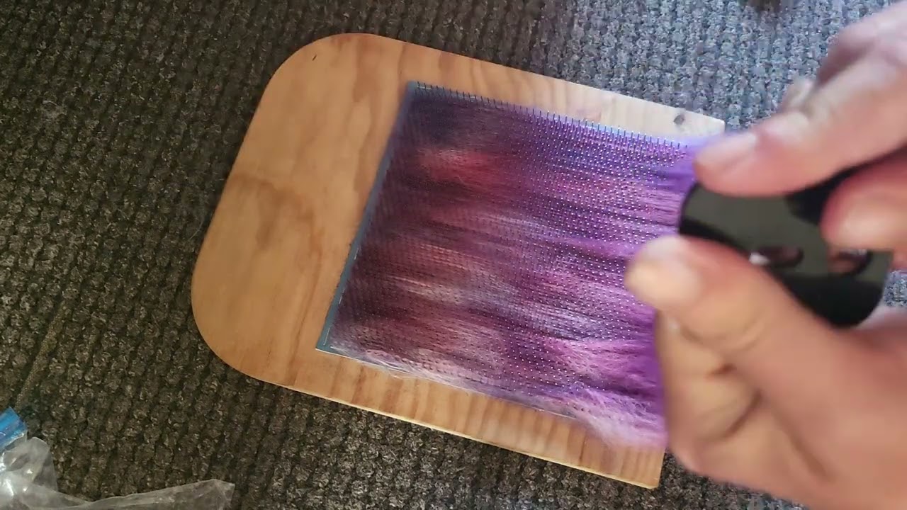 Making a blended roving off the blending board