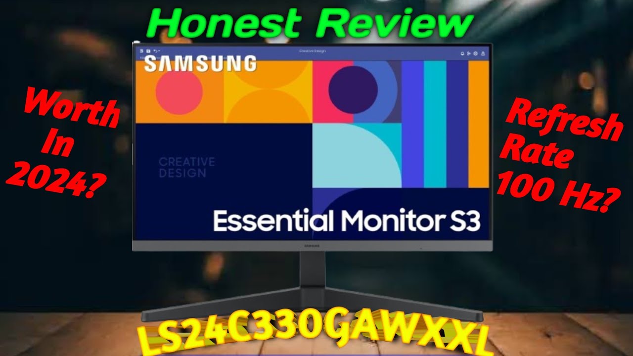 Samsung 24 Inch Monitor Review | LS24C330GAWXXL | Best Monitor Under 10K