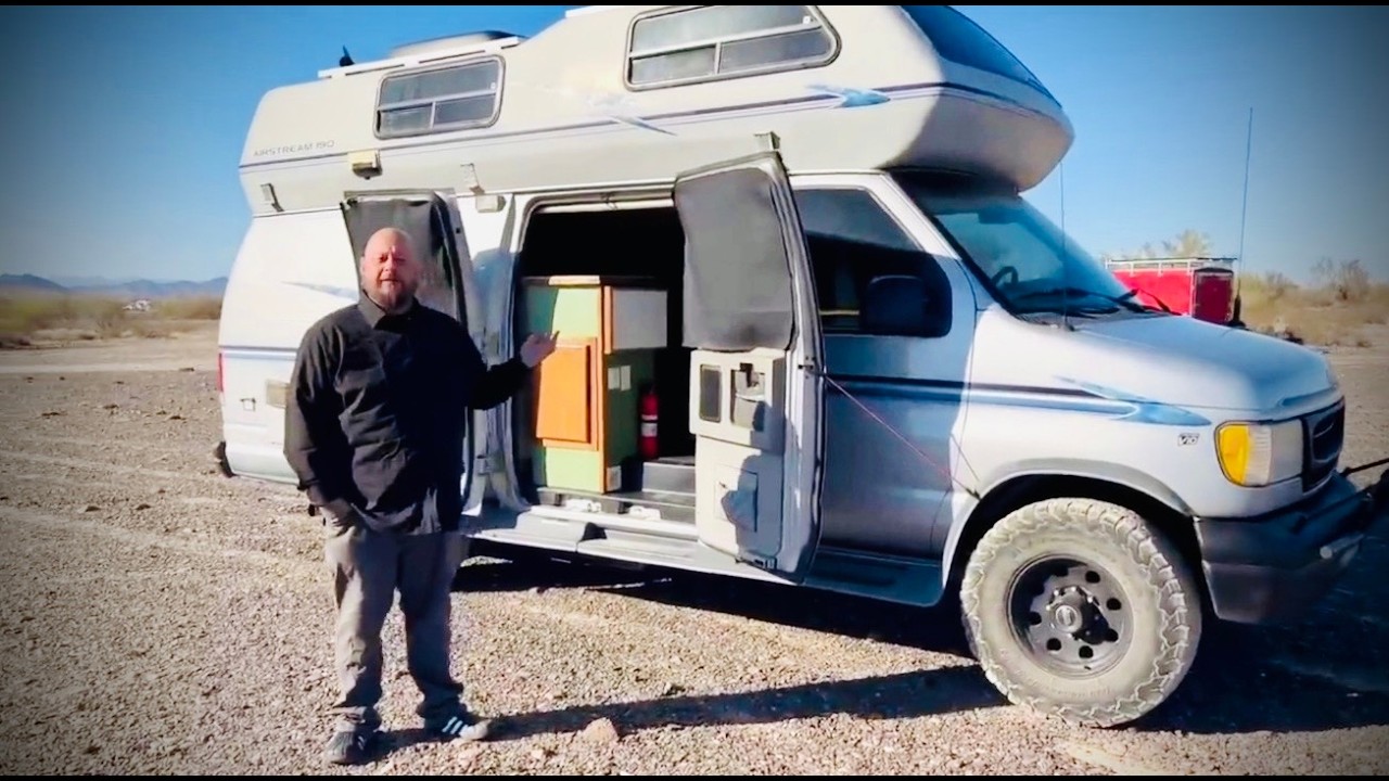 He Was Drowning in Mortgage Stress — His LIFTED AIRSTREAM Van Changed Everything