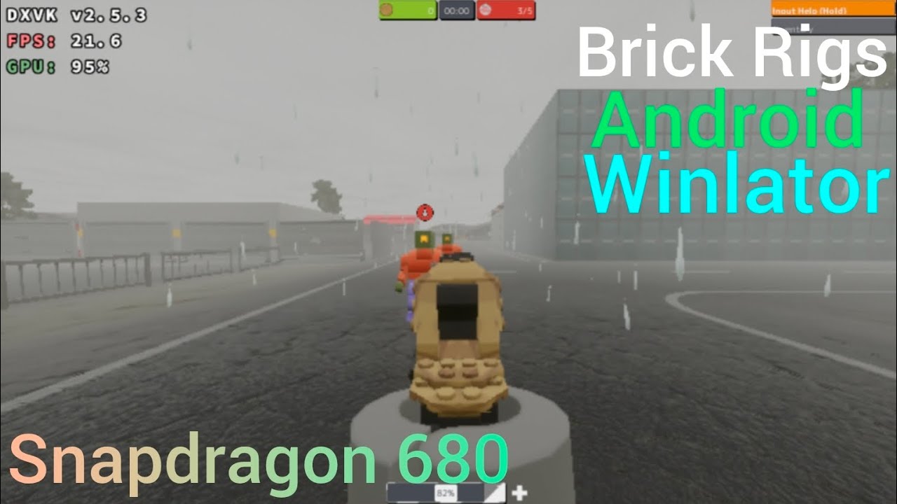 Brick Rigs (Winlator 7.1.4x Cmod GLIBCv12, Snapdragon 680 / 4 GB Ram)