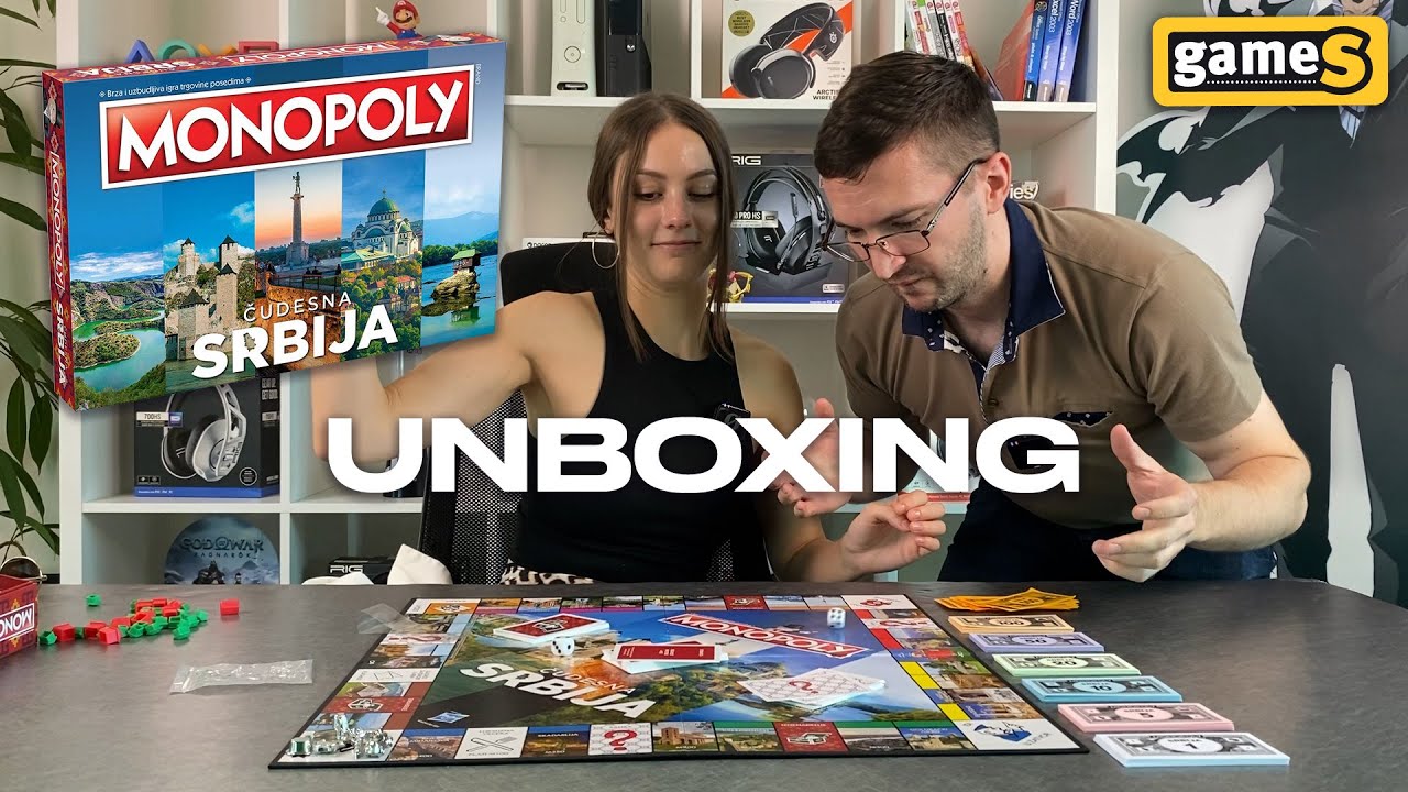 Monopoly Čudesna Srbija | Unboxing GameS