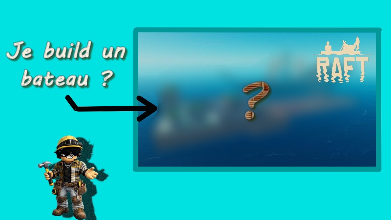 🔴LIVE RAFT: Je termine mon bateau avant la fin de Raft !