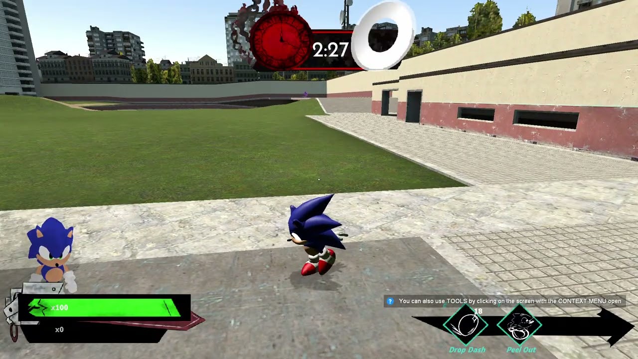 Surviving against purple guy as sonic Gmod outcome memories