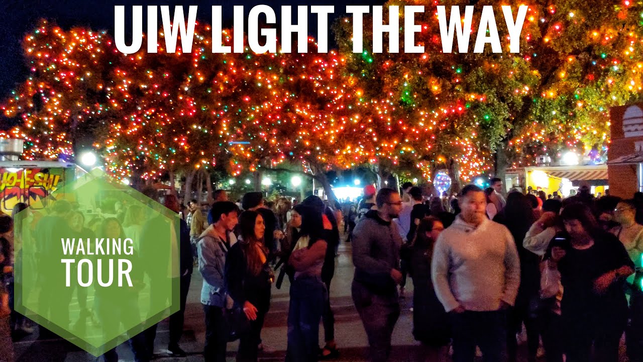 Cool Christmas Lights at UIW Light the Way - San Antonio Texas 2021
