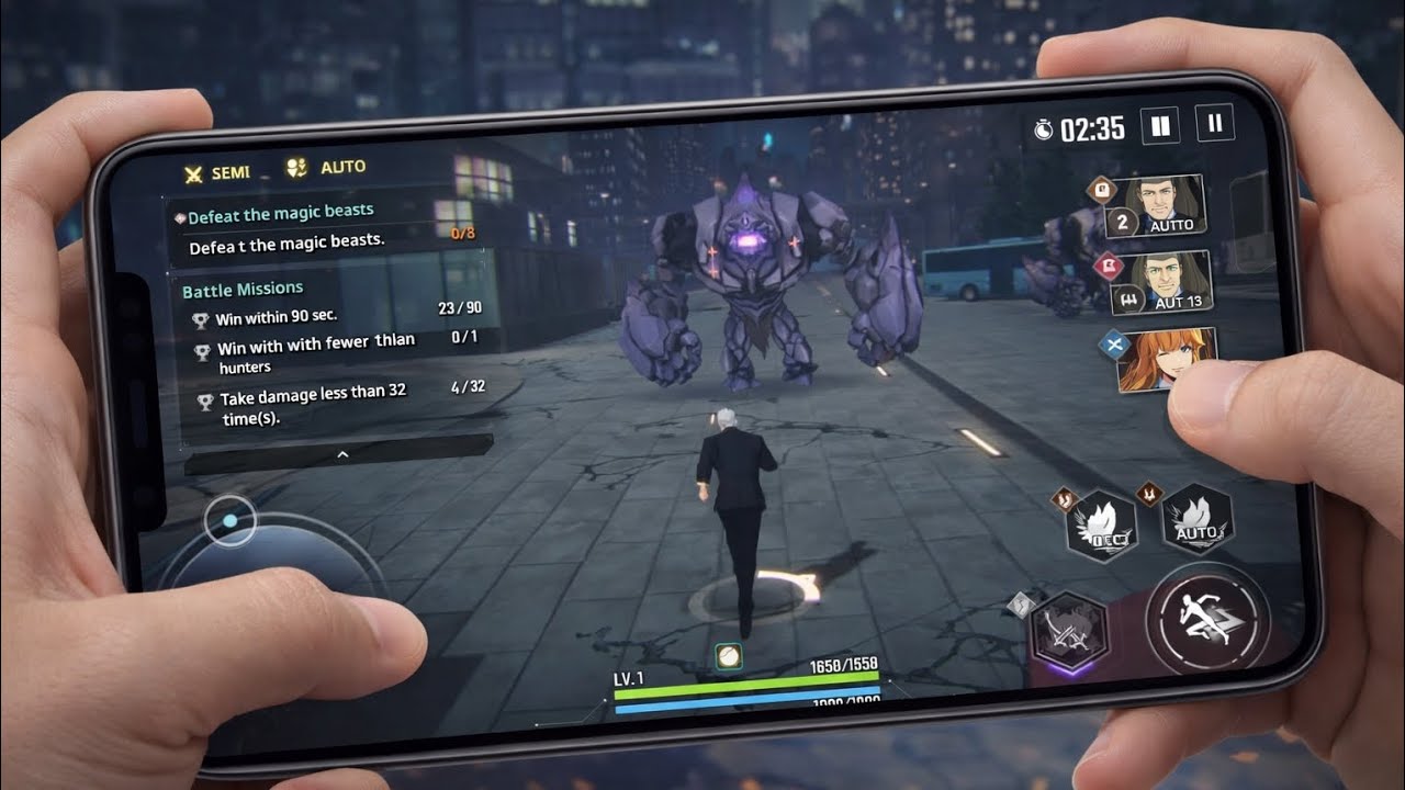 SOLO LEVELING: Earthborn Giant Fight