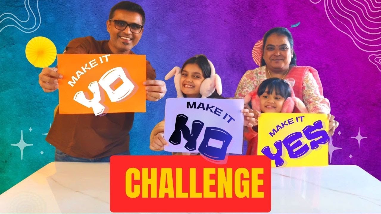 YES NO YO CHALLENGE | FAMILY COMEDY CHALLENGE | YAHARA'S VLOG🎥