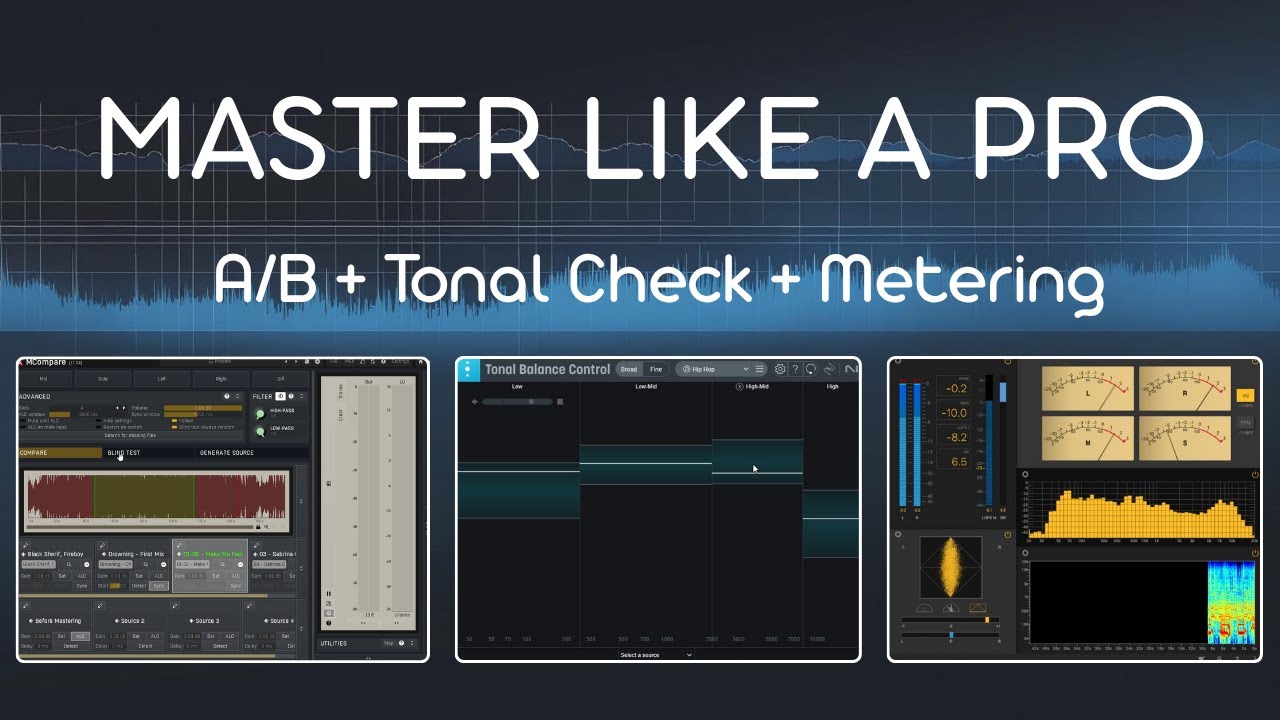 Pro Mastering Workflow: AB Referencing, Tone Matching & Metering Setup