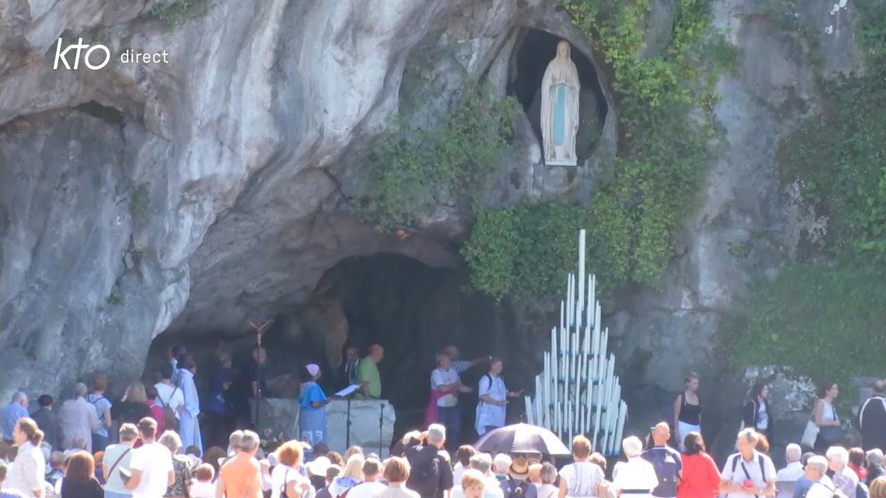 Chapelet du 18 septembre 2023 à Lourdes