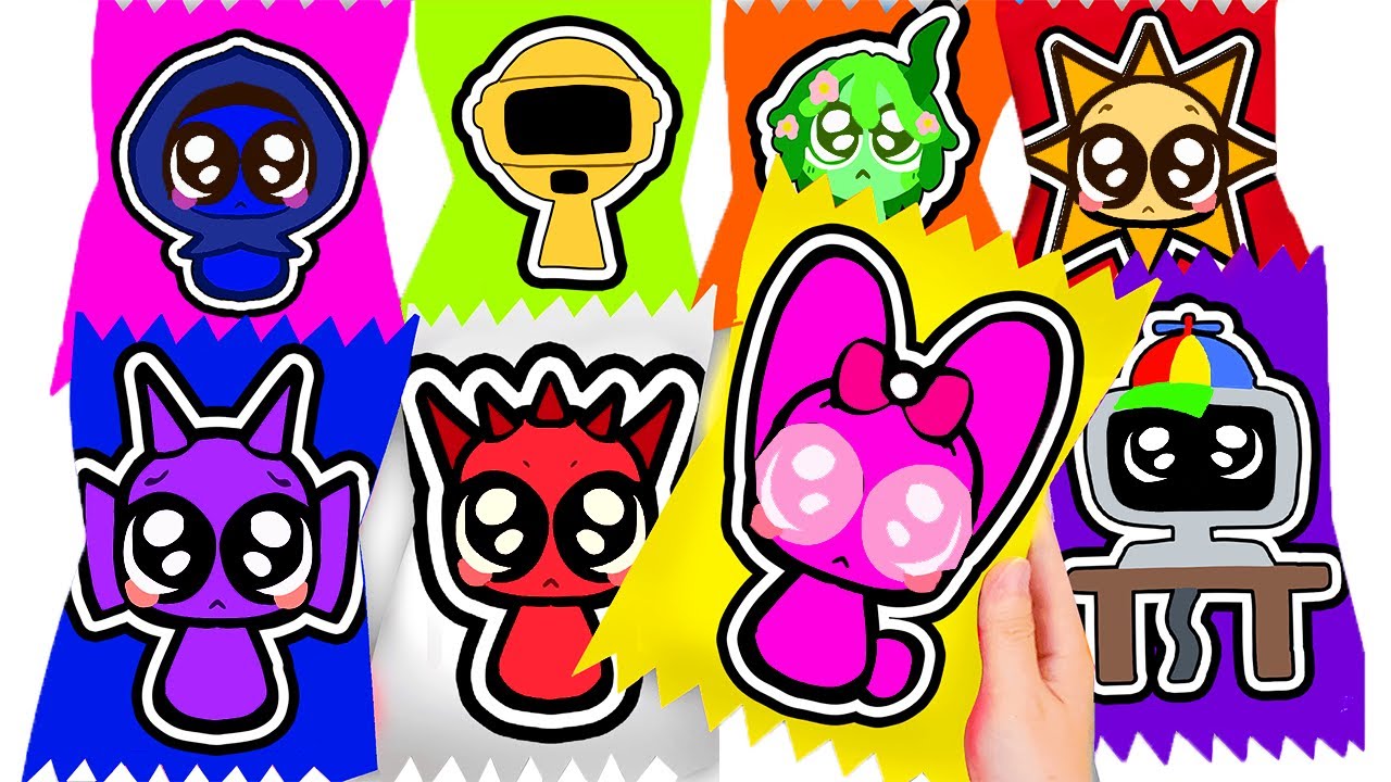Paper DIY💖 Unboxing INCREDIBOX Blind Box, How to make Blind Bag | Tana Cubes DIY