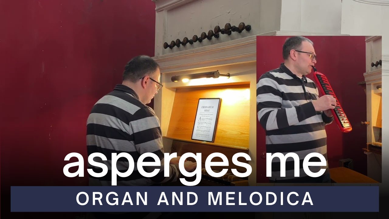 Vidas Pinkevicius - Asperges me | Organ and Melodica Improvisation | VU Aula Parva