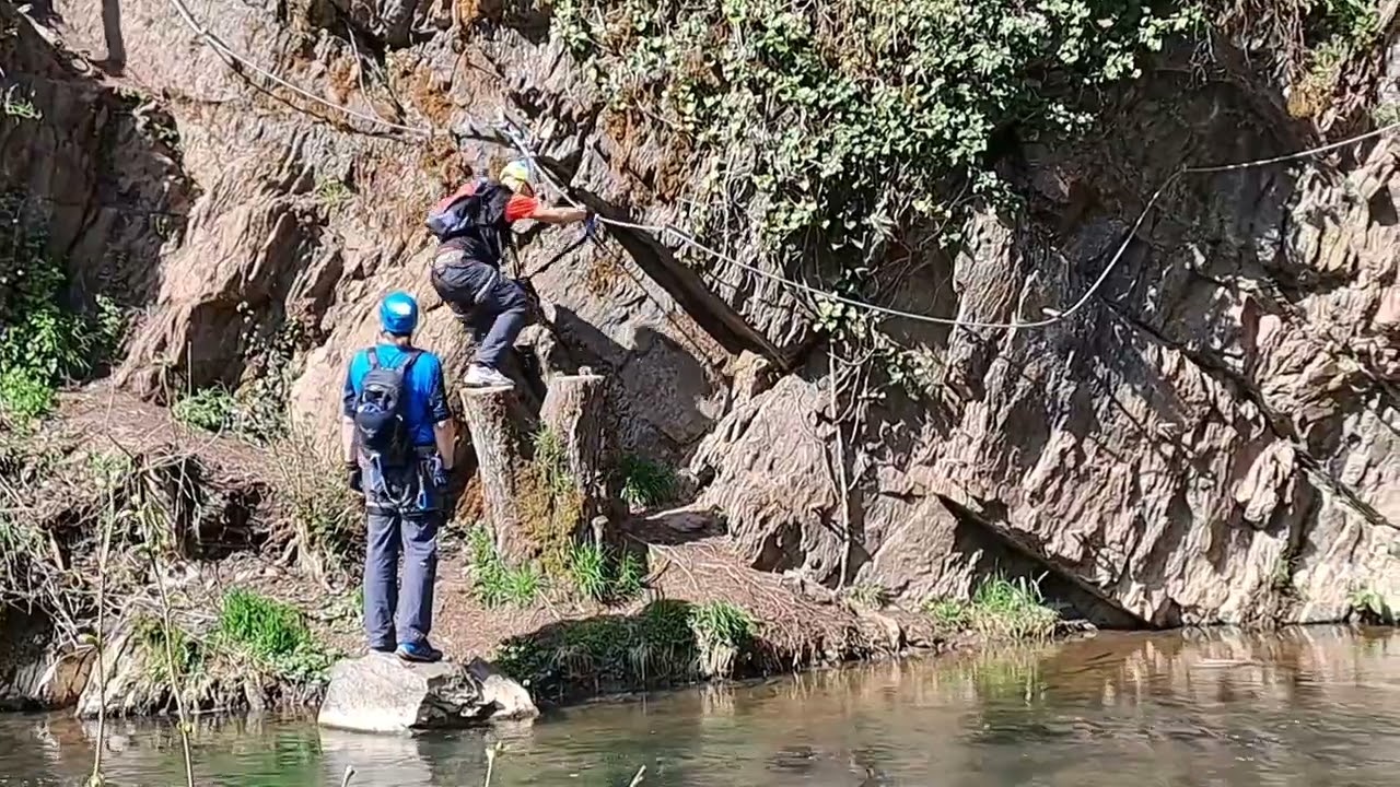 Klettersteig Manderscheid Teil 3.1.