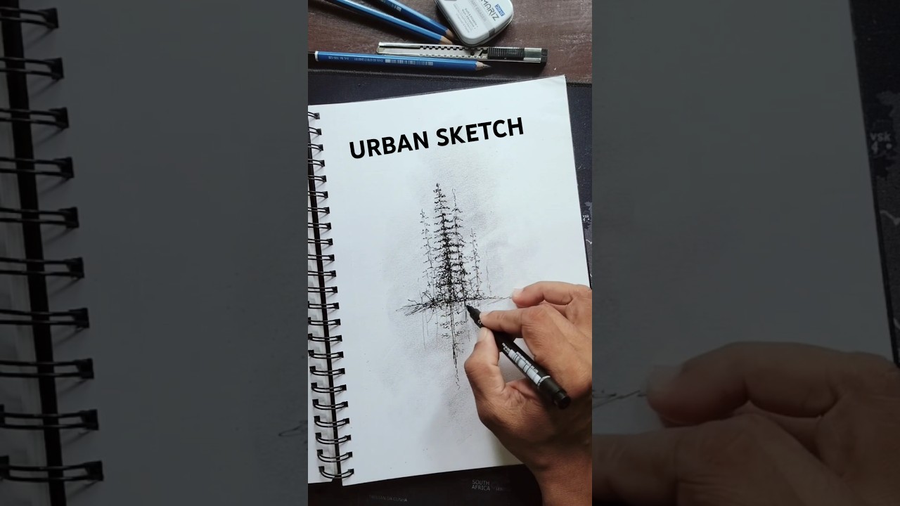 Urban Sketch, drawing tutorial #drawingtutorial #urbansketch #urbansketches #pencildrawing #sketches